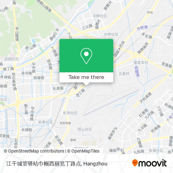 江干城管驿站巾帼西丽笕丁路点 map