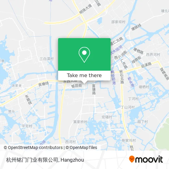 杭州铭门门业有限公司 map