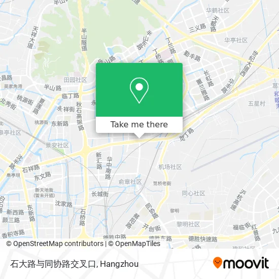 石大路与同协路交叉口 map