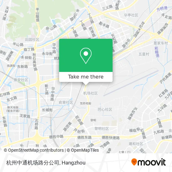 杭州中通机场路分公司 map