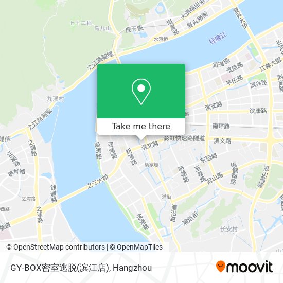 GY-BOX密室逃脱(滨江店) map