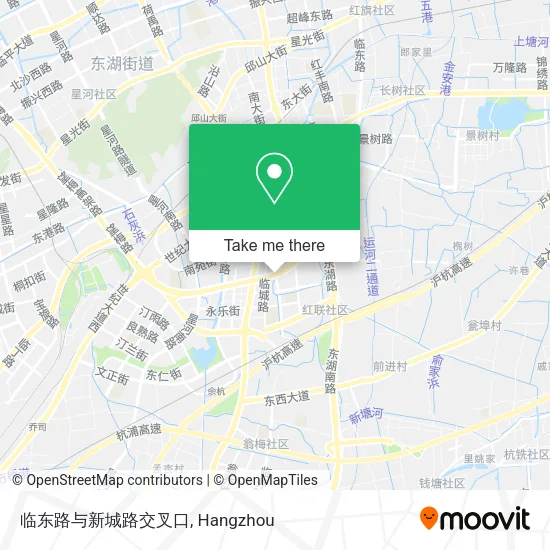 临东路与新城路交叉口 map