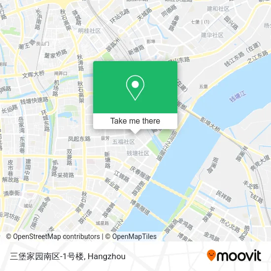 三堡家园南区-1号楼 map