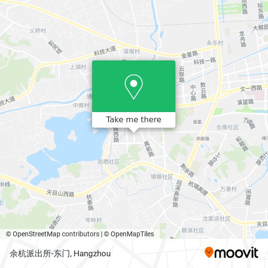 余杭派出所-东门 map