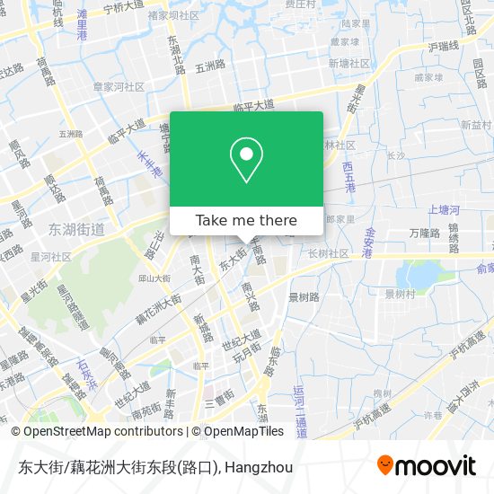 东大街/藕花洲大街东段(路口) map
