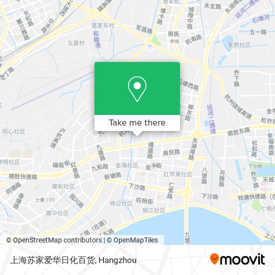 上海苏家爱华日化百货 map