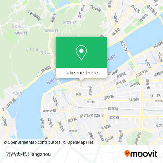 万品天街 map