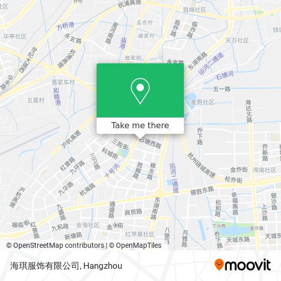 海琪服饰有限公司 map