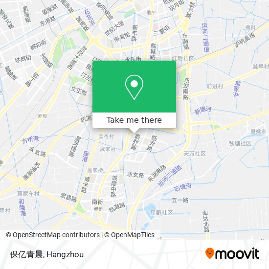 保亿青晨 map