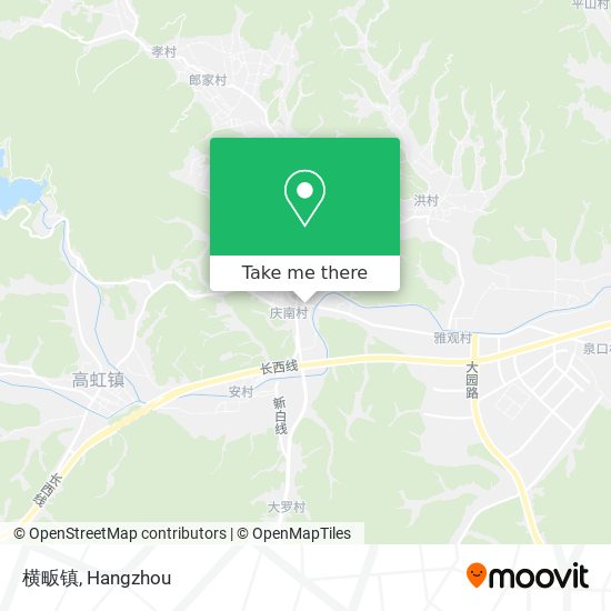 横畈镇 map