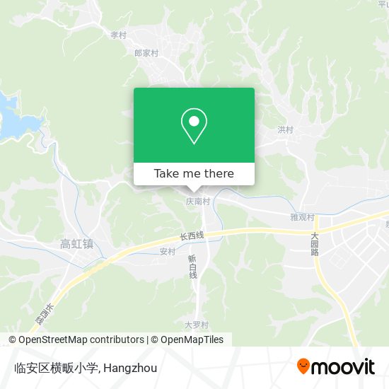 临安区横畈小学 map