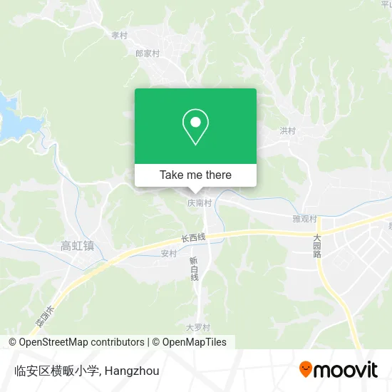 临安区横畈小学 map