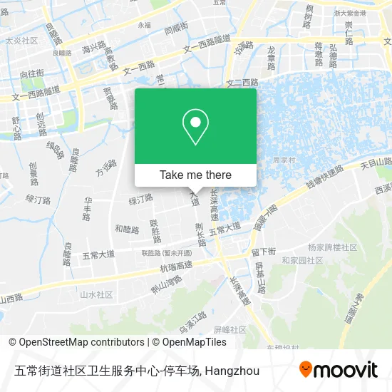 五常街道社区卫生服务中心-停车场 map