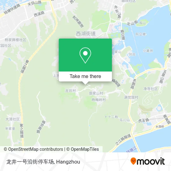 龙井一号沿街停车场 map