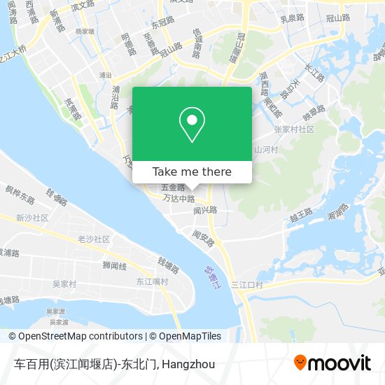 车百用(滨江闻堰店)-东北门 map