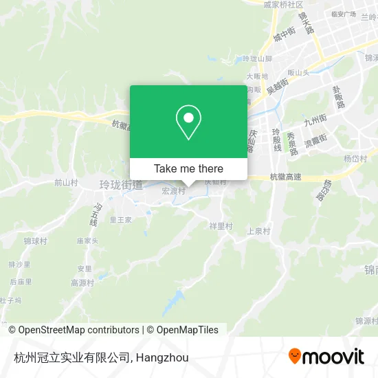 杭州冠立实业有限公司 map