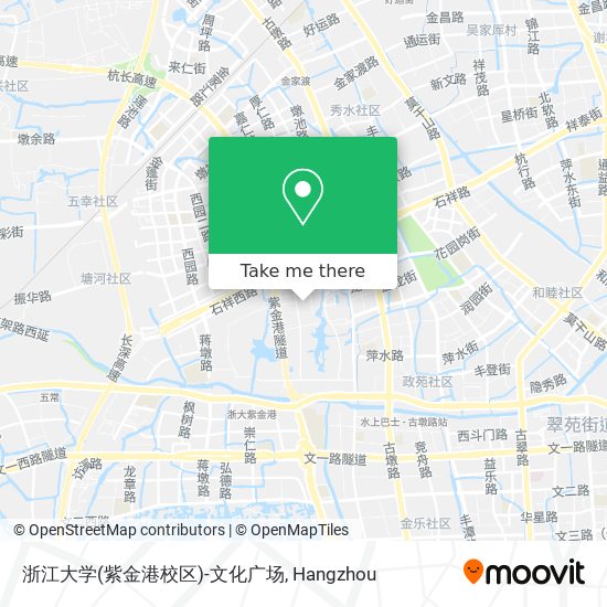 浙江大学(紫金港校区)-文化广场 map