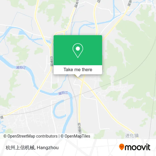 杭州上信机械 map
