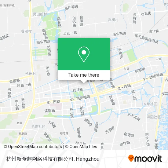 杭州新食趣网络科技有限公司 map