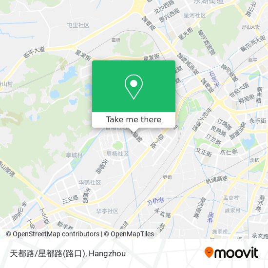 天都路/星都路(路口) map