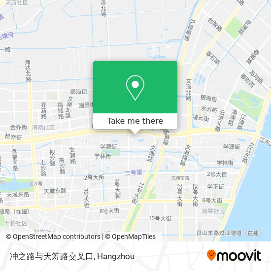 冲之路与天筹路交叉口 map