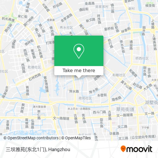 三坝雅苑(东北1门) map