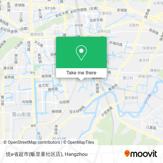 统e省超市(畈里童社区店) map