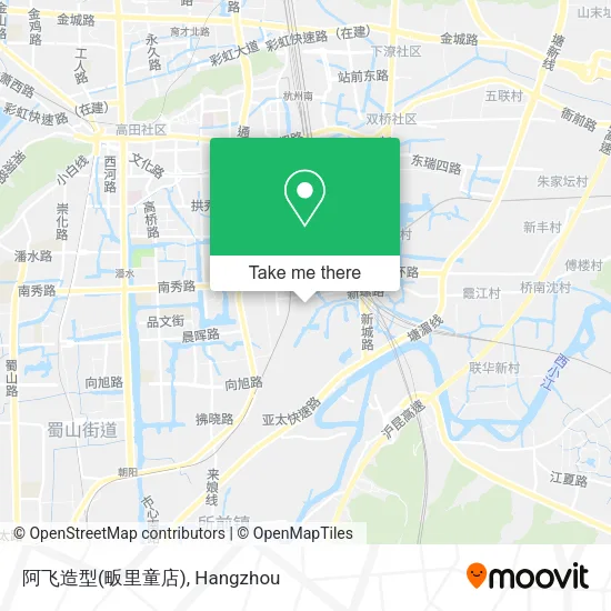 阿飞造型(畈里童店) map