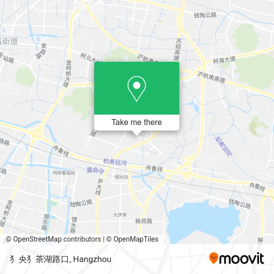 犭央犭茶湖路口 map