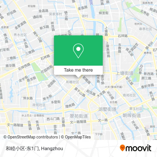 和睦小区-东1门 map