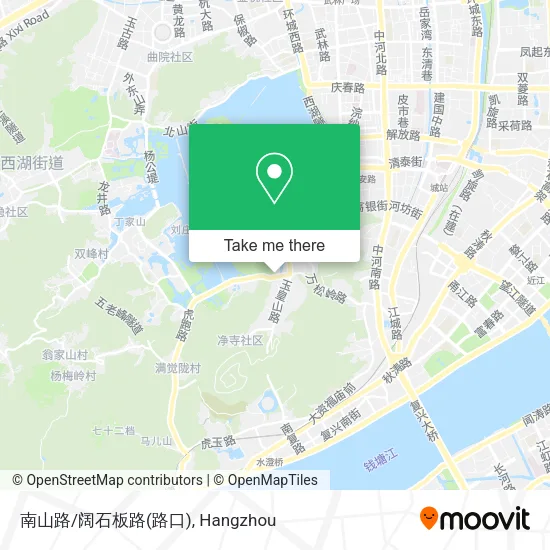 南山路/阔石板路(路口) map