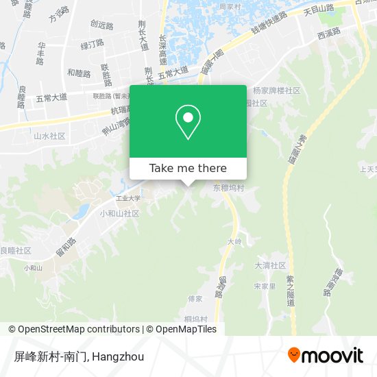 屏峰新村-南门 map