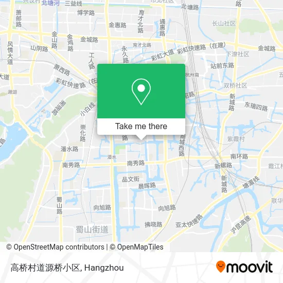 高桥村道源桥小区 map
