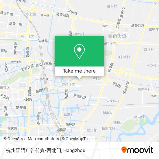 杭州阡陌广告传媒-西北门 map