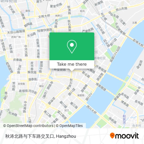 秋涛北路与下车路交叉口 map