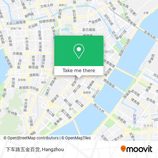 下车路五金百货 map