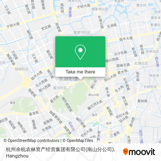 杭州余杭农林资产经营集团有限公司(南山分公司) map