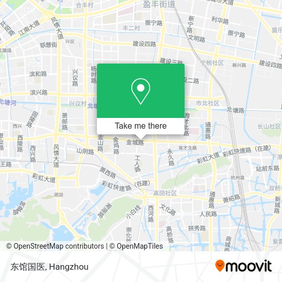 东馆国医 map