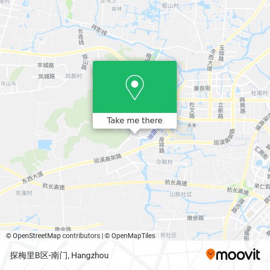 探梅里B区-南门 map