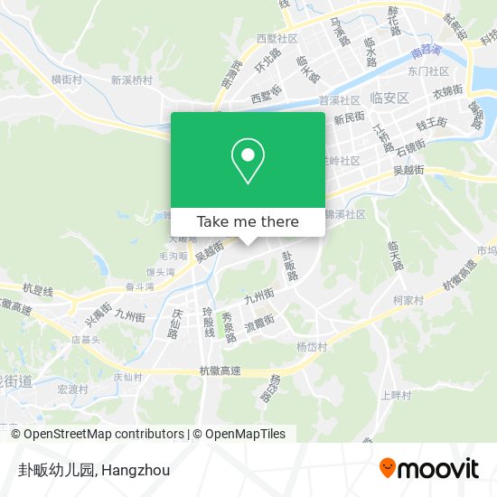 卦畈幼儿园 map