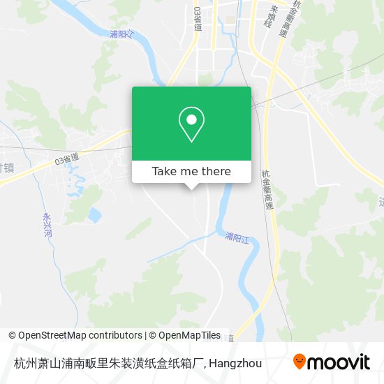 杭州萧山浦南畈里朱装潢纸盒纸箱厂 map