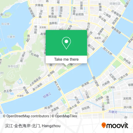 滨江·金色海岸-北门 map