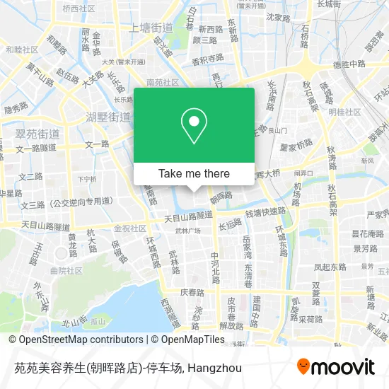 苑苑美容养生(朝晖路店)-停车场 map
