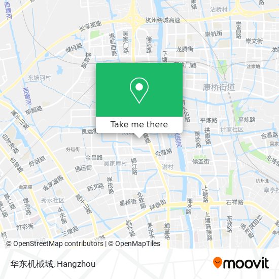 华东机械城 map