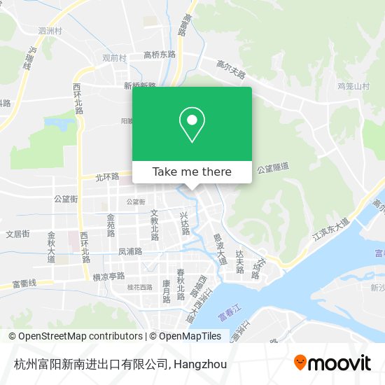 杭州富阳新南进出口有限公司 map