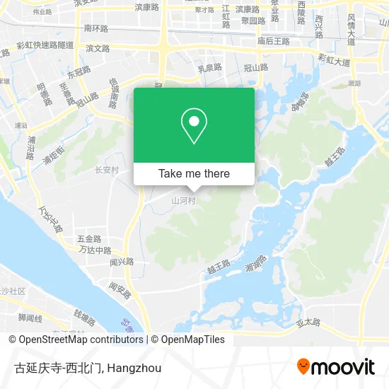 古延庆寺-西北门 map