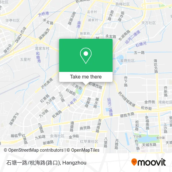 石塘一路/杭海路(路口) map