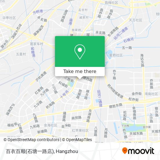 百衣百顺(石塘一路店) map