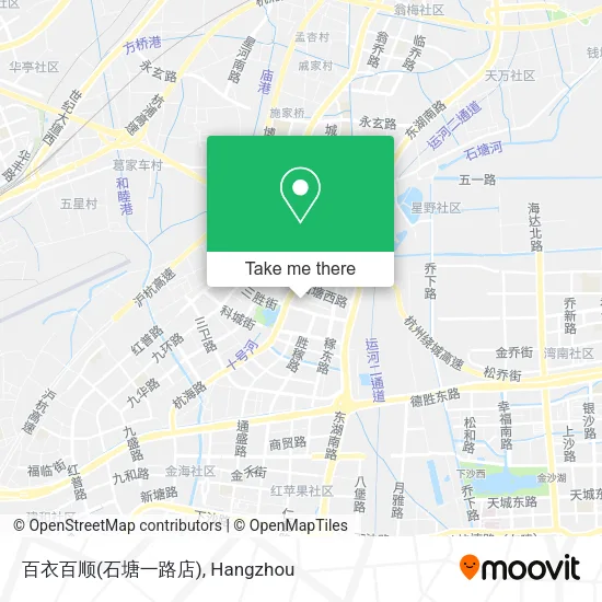 百衣百顺(石塘一路店) map