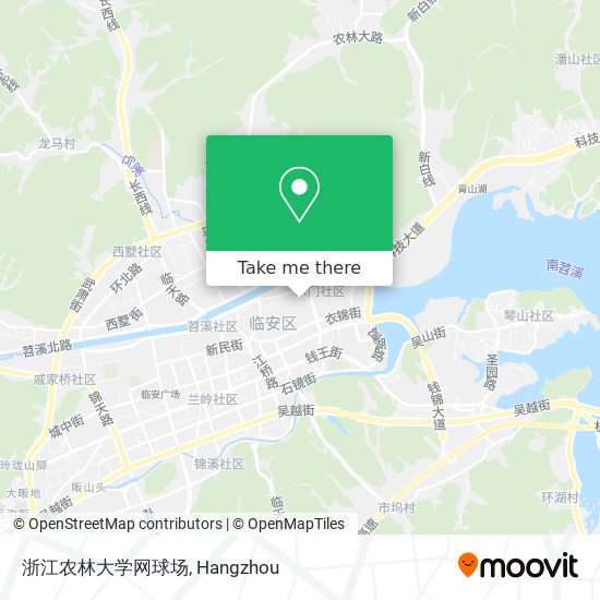 浙江农林大学网球场 map